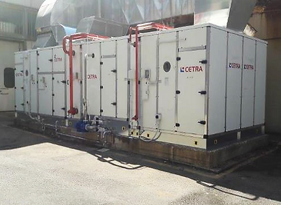 Air handling unit installation
